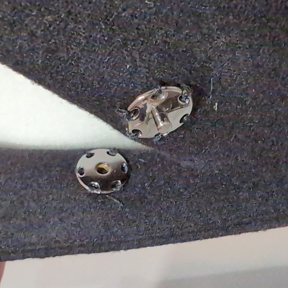 Marc Cain,90% Wool Black Pea Coat Classic Design, Size 6. - Picture 8 of 12